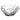 Abigails Lg Clear Dimpled Bowl