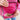 Leather Crossbody Clutch - Fuschia Croc