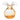 Vietri Hibiscus Medium Vase - Amber