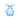 Vietri Hibiscus Bud Vase - Aqua