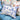 Last Name Pillow - Blue Victorian