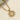 Necklace - Pave Mary with Paperclip Chain