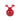 Vietri Hibiscus Bud Vase - Red