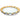 Annieglass Ruffle Buffet Plate - 24k Gold Metal Trim